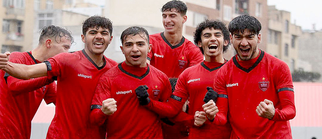 برتری جوانان پرسپولیس در هوای سرد زمستانی